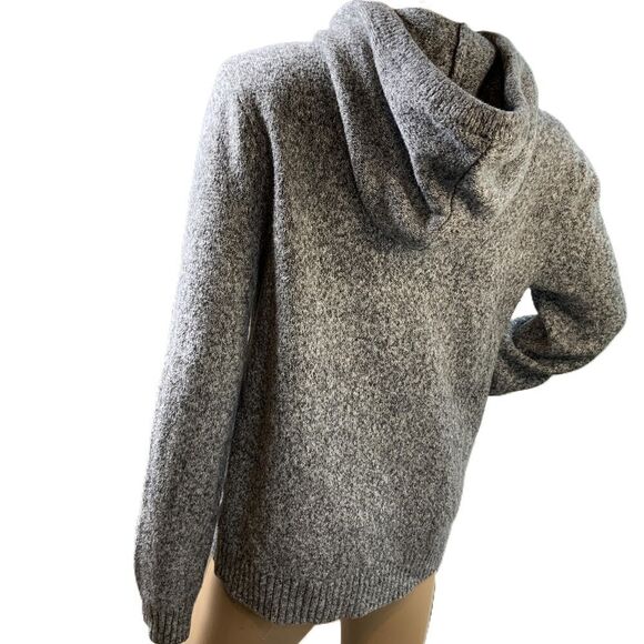 Old Navy Gray Kangaroo Pocket Drawstring Pullover Hoodie Sz Med Normcore Grunge - Picture 9 of 12